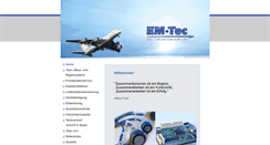 Desktop Screenshot of em-tec-herrmann.de